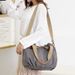 Vintage Single Shoulder Crossbody Bag Women's Large Capacity Fashion Handbag Women's Simple All-in-one Canvas Bag Women's Bag_voghion.com