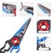 New High-precision Lure Pliers With Lock Fishing Pliers, Salt Water Resistant And Rust Proof Fishing Equipment, Titanium Alloy P_voghion.com