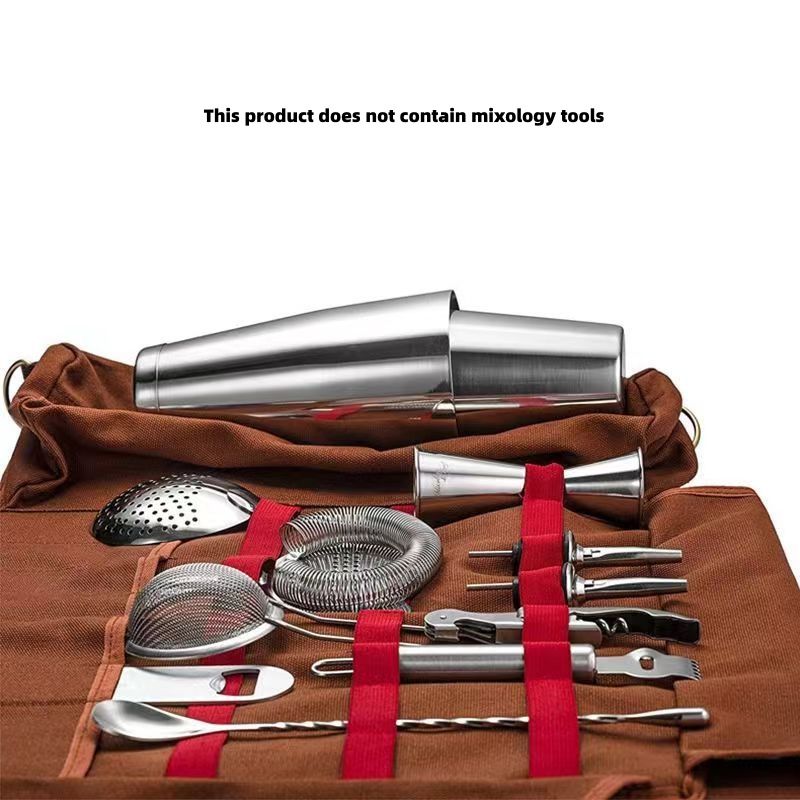 A5Travel Bartender Tool Storage Bag - Portable Bar Wine Glass Toolkit_voghion.com