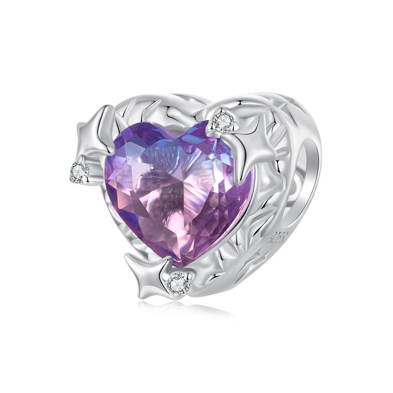 Charm coeur dégradé violet-rose_voghion.com