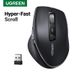 Mouse wireless UGREEN con scorrimento iperveloce, Bluetooth 5.4, 2.4G, ergonomico, 5000 DPI, per libri, tablet, laptop, computer, PC._voghion.com