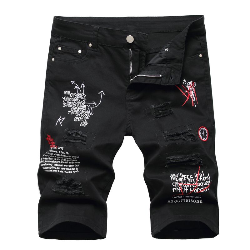 [UrbanEdge] Herren Slim Denim Shorts – Straight Leg Cut | Trendy Jugend Style_voghion.com