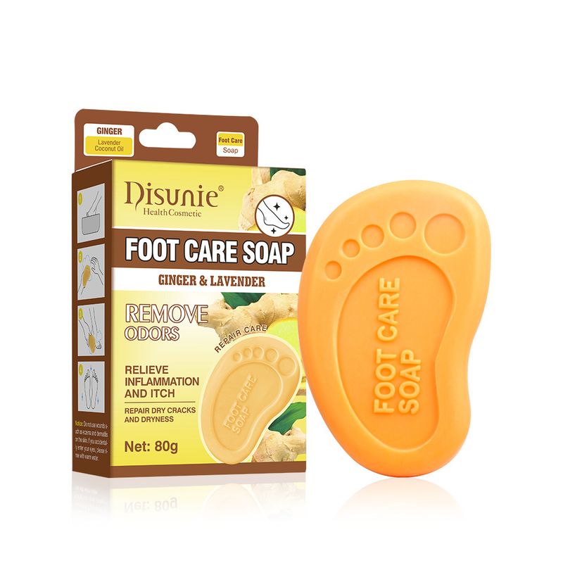 Sapone per piedi riparatore ammorbidente per cuticole allo zenzero_voghion.com