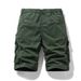 Herrenbekleidung Herren Sommer Neue Reißverschluss Multi Pocket Trendy Retro Workwear Shorts_voghion.com