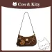 Cow & Kitty Designer Free Shipping Autumn And Winter New Fashionable Plaid Diagonal Cross Retro Mini Versatile Crescent_voghion.com