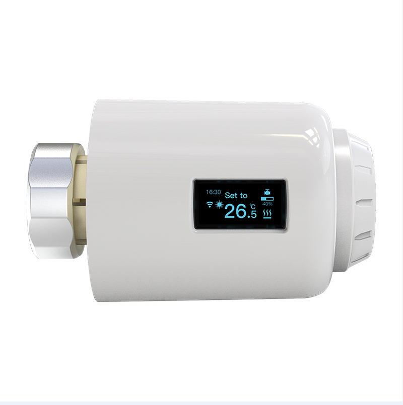 PS602W WiFi versiune radiator valvă termostatică electronică cu ecran OLED inteligent valvă termostatică pentru radiator termostat electronic programabil_voghion.com