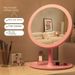 LED Makeup Mirror With Lights - Portable Vanity Mirror For Home & Dorm Room (Touch Control, 3 Color Modes, 360° Rotation, USB Rechargeable)_voghion.com