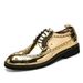 Unbeatable Quality 2025 Dress Fashion Trend Pointed Block Leather Plus Men's Shoes_voghion.com