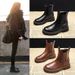 Martin Women's Shoes 2024 British Style New Chimney Autumn And Winter Velvet Short Boots_voghion.com