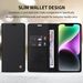 Wallet Magnetic Flip Card Slot Leather Case For Iphone 16E 16 Pro Max 15 Plus 14 13 12 Mini 11 8 7 RFID Blocking Layer_voghion.com