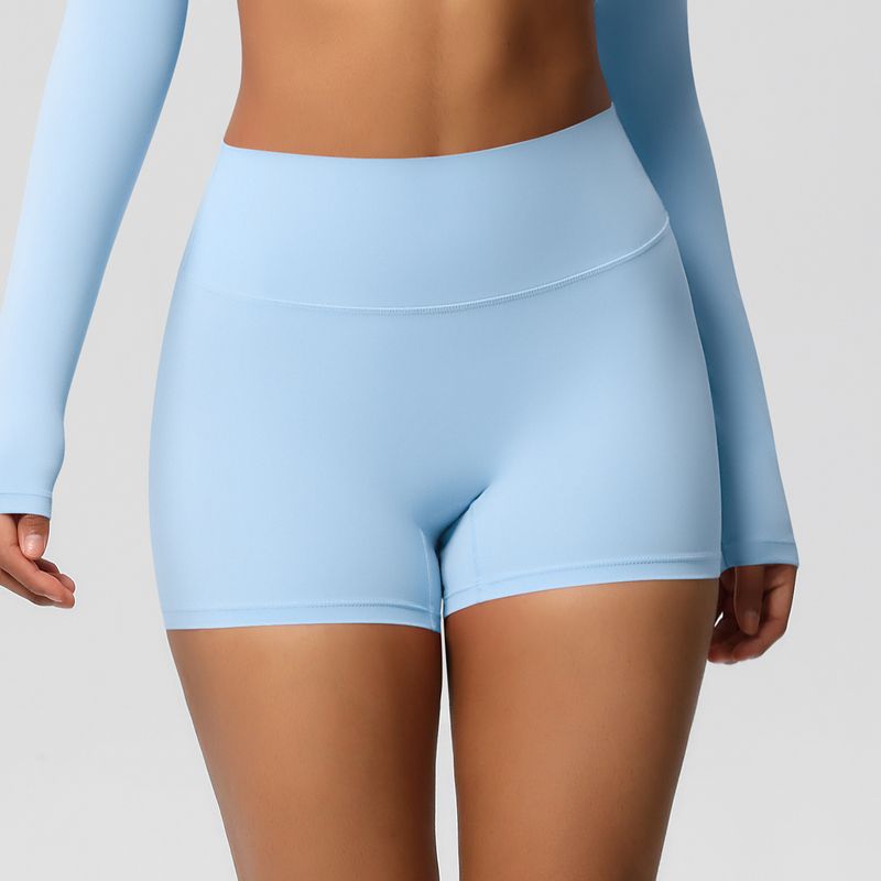 Women's Clothing Double Sided Sanded Tight Breathable Solid Color Training Yoga Clothes Eight Piece Sports Running Fitness Clothes For Women_voghion.com