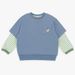Mother Kids The Shirt For Small And Medium Children Cartoon Puppy Embroidered Stripes Two Piece Sweatshirt_voghion.com