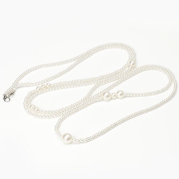 New French Style Necklace Waist Chain Women Trendy Fashion Elegant Light Luxury Long Pearl Dress Belt For Ladies_voghion.com