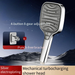 Amerikanischer Stil 8-Funktion Supercharged Handbrause Label Neuer professioneller superstarker Duschbadkopf_voghion.com