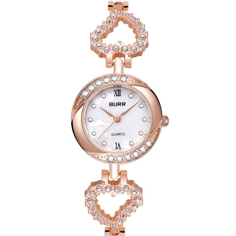 New Diamond Women's Versatile Bracelet Watch Light Luxury Fashion Waterproof Quartz Student Girl_voghion.com