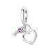 Heart Lock Bead Charm, Genuine Sterling Silver Beads Charm_voghion.com