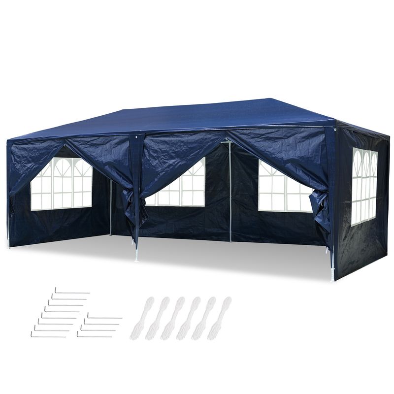 3*6m Gazebo/Wedding Tent w/6 Side Wall_voghion.com