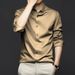 Spring And Autumn Style Men's Non-iron Long-sleeved Shirt, Comfortable And Breathable, Multi-color Optional, Non-pilling, High-grade Business Shirt_voghion.com