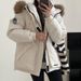 Women's Clothing Workwear Cotton Coat For Women Mid Length Winter Thickened Warm jacket Cotton Coat Loose Casual Warm Cotton Coat_voghion.com