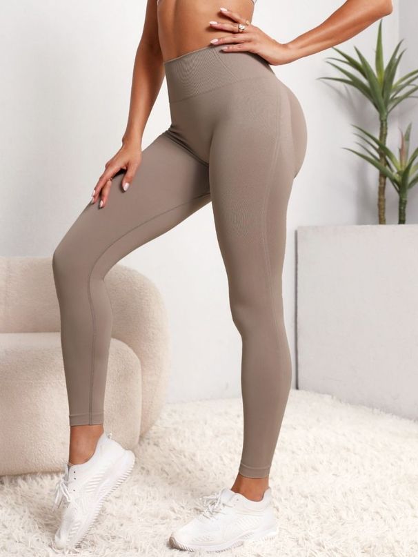 Csípő emelés Női Varrat nélküli magas derék Fiess Push Up Jóga Leggings Edzőterem Ruházat Sport_voghion.com