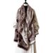 New Autumn Shawl Heart-shaped Printed Scarf For Both Winter Office Use. Warm And Luxurious Feeling With A Blanket Cover_voghion.com