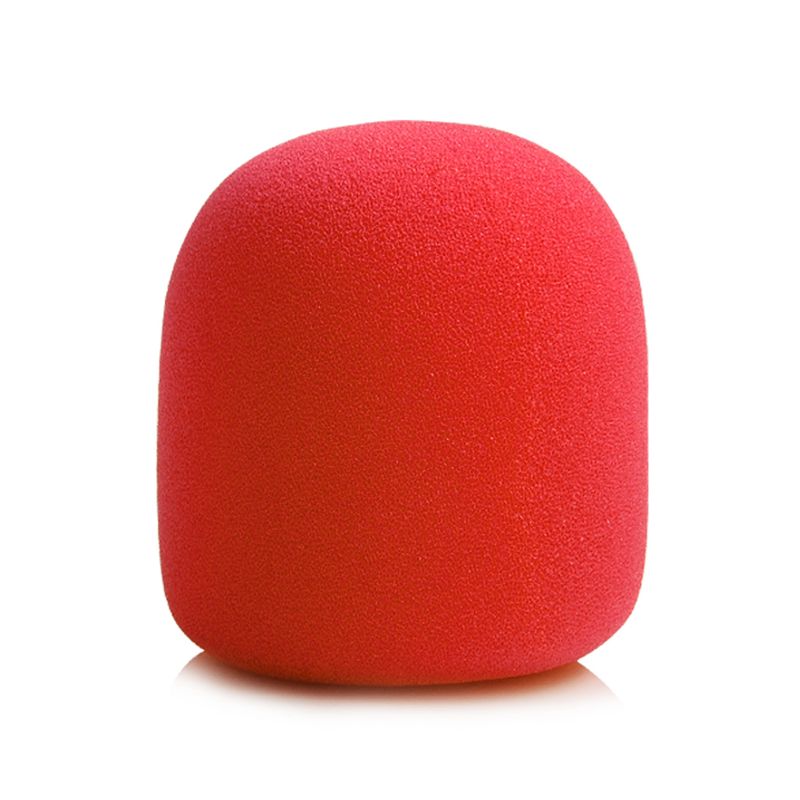 Hot Sale Black Headset Replacement Handheld Microphone Mic Grill Windshield Wind Shield Sponge Foam Cover 3.5 X 7CM_voghion.com