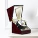 Double Watch Winder Automatic Rotation Wood Display Case Storage Organizer_voghion.com