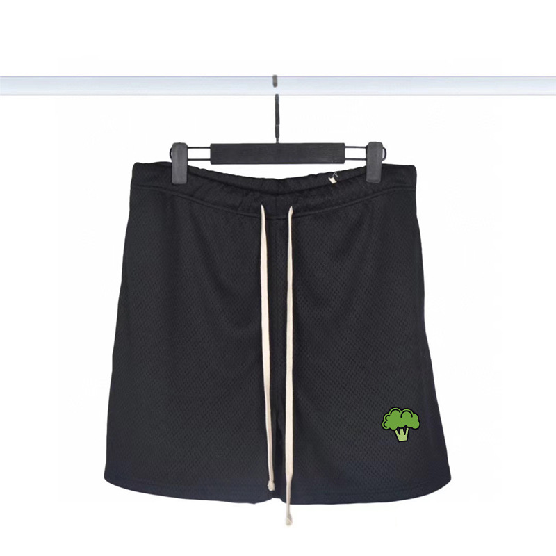 INS Popular Broccoli Large Mesh Sports Shorts Herren Fitness Running Basketball Training Schnell getrocknete Capris_voghion.com