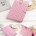 Suitable for new iPad 8 buckle crown protective 10.2 all inclusive Air4 leather case Mini5 diamond grid anti drop shell_voghion.com