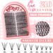 False Eyelashes Single Cluster Segmented D Curved Curled False Eyelashes Set 8 16mm Classic Natural Thick Eyelashes_voghion.com