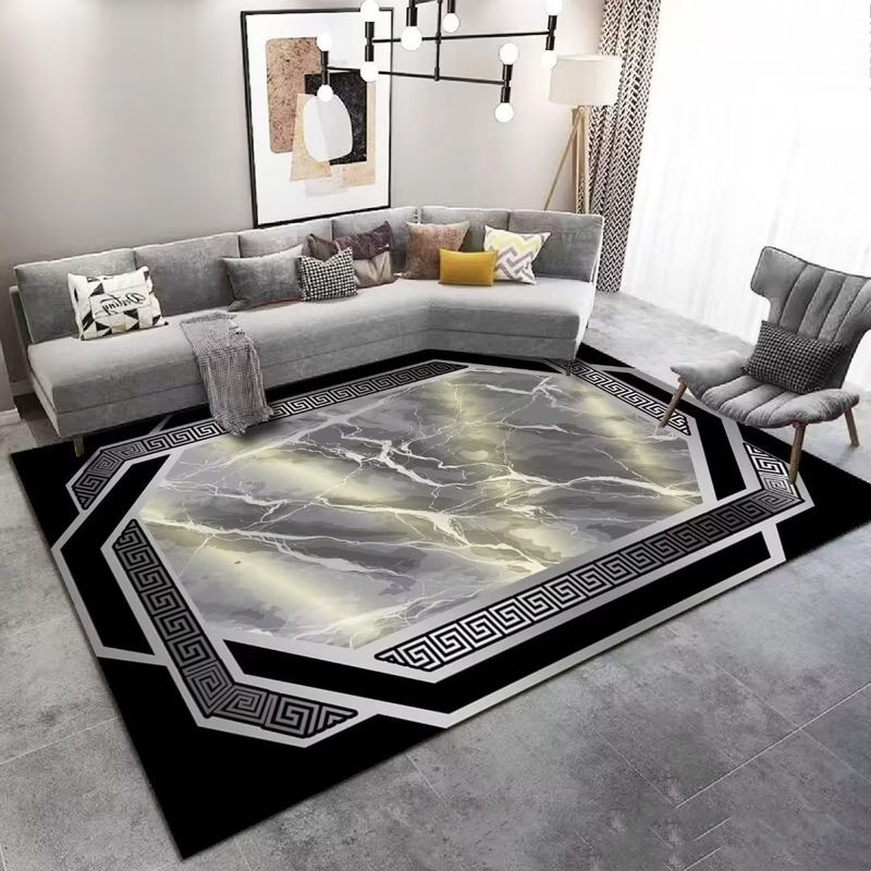 New Gold Diamond Velvet Living Room Carpet Gilt Simple Light Luxury Coffee Table Sofa Blanket Bedroom Blanket Study Blanket (Size: 100*150)_voghion.com