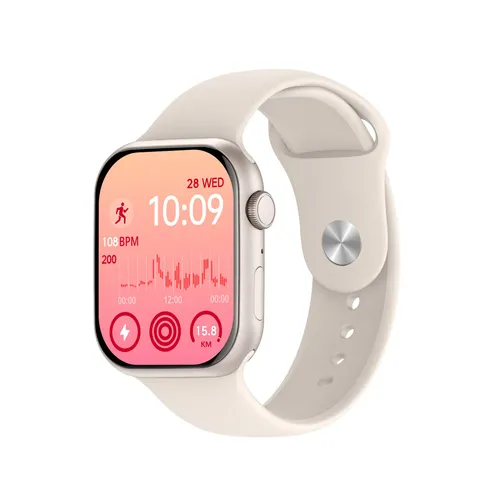 S9 smartwatch, smartwatch voor heren en dames, IP68 waterdicht sporthorloge, geschikt voor Android en iOS_voghion.com