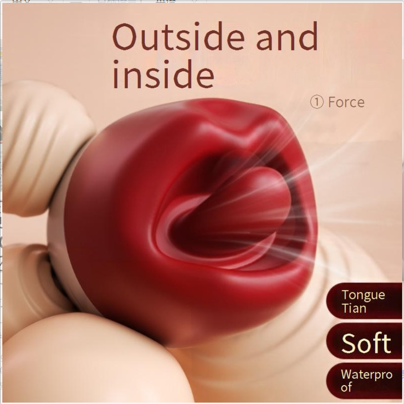 Sex Products MizzZee Lust Lips Mouth Love Red Lips Female Sex Products Labia Clip Tongue Licking Female Adult Sex Toys_voghion.com