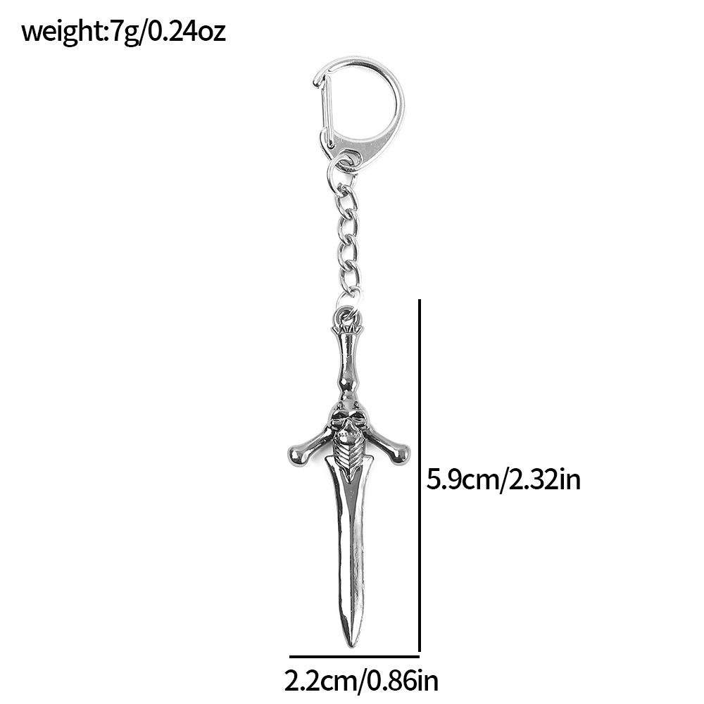 Frost Sorrow Weapon Model Keychain Zinc Alloy Pendant Hot Sale_voghion.com