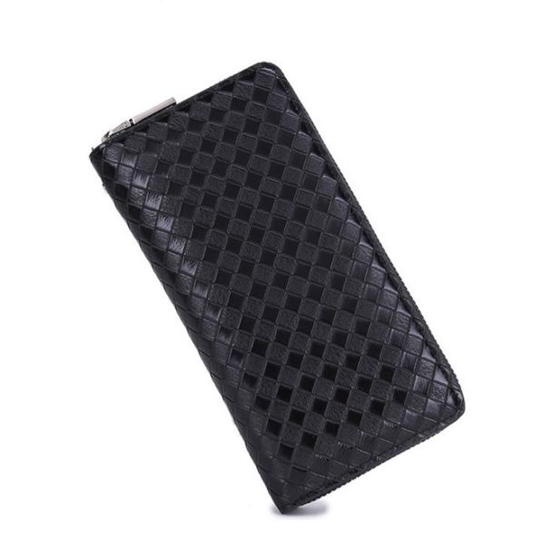 Coin Purses & Holders Spot Wholesale Plaid Mobile Phone Large Capacity Multi Fold Multi Card Slot Zipper Clutch Bag ID Card Wallet_voghion.com