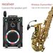 UHF 2.4G Professional Instrument Microphone for Saxophone Trumpet Sax Wireless Receiver Transmitter 50M Range Plug_voghion.com