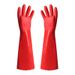 Leather Thickened Waterproof Warm Dishwashing Laundry Rubber Kitchen Household Cleaning Durable Integrated Velvet Gloves_voghion.com