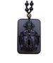 Obsidian – pendentif dieu de la richesse pour homme et femme, bijoux naturels, amulettes noires, collier de luxe chinois_voghion.com
