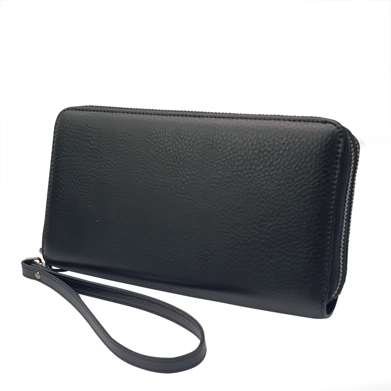 Men's Wallet Genuine Leather Men's Wallet Large Capacity Men's Clutch Bag Mobile Phone Bag Coin Purse Men's Bag_voghion.com