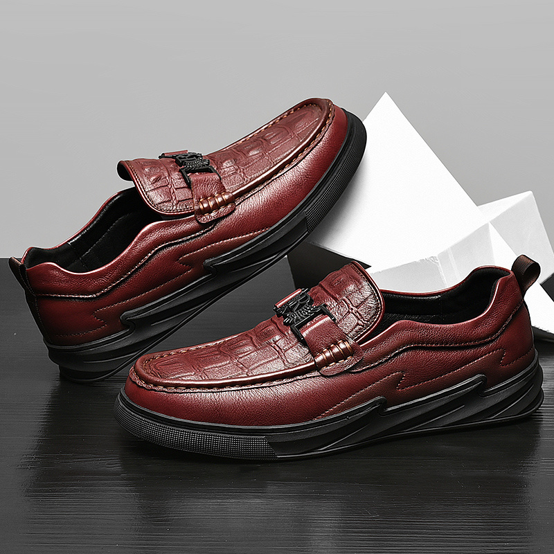 Męskie slipy Wygodne skórzane Casual Trekking Walking Piesze wycieczki Lekkie_voghion.com