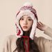 Knitted Women In Autumn Winter, Thickened Warm, Highlighting Face And Small Ear Protection, Plush For Cycling, Cold_voghion.com