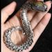 Sterling Silver Bracelet For Men High-End Sense Design Personality Medusa Rattlesnake Hip-Hop Dominant_voghion.com