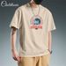 Summer Fashion Top Tee Men's Cotton Round Collar Printing Short Sleeve Loose T-Shirt_voghion.com