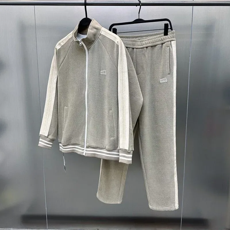 Ropa para hombre Conjunto deportivo de cuello alto para hombre - Conjunto deportivo a medida (Conjunto deportivo contemporáneo)_voghion.com