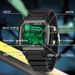 Digital Sports Watch With Waterproof, Night Light, Alarm, Stopwatch, Countdown, And Shock Resistance - Square Dial For Outdoor Activities_voghion.com