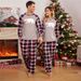 Weihnachtliches Heimoutfit für gleiches Geschlecht, langärmelige Hose, Set mit Weihnachtsmuster, Pyjama_voghion.com