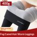 Leggings termici invernali caldi con fodera in pile di alta qualità e pantaloni elasticizzati a vita alta in pile di cammello da 600 g (opzioni da 280 g a 600 g)_voghion.com
