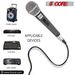 5 CORE Microphone Dynamic Vocal Handheld Mic Cardioid Unidirectional Microfono w On Off Switch + XLR Audio Cable for Singing Karaoke Public Speaking &_voghion.com
