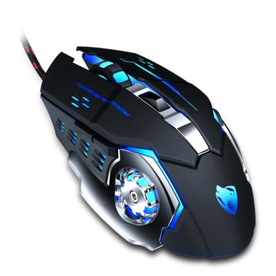 Pro Gamer Gaming Mouse 8D 3200DPI Verstelbare Bedrade Optische LED Computermuis USB Kabel Stille Muis voor laptop PC_voghion.com