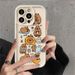 Lustige Cartoon Capybara-Hülle für iPhone 16 15 14 13 12 11 Pro Max X XS X S Max XR SE 2020 7 8 Plus, stoßfeste weiche Silikonhülle_voghion.com